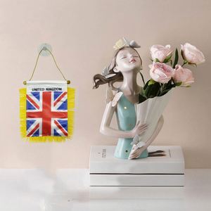 Wholesale Mini Pennant Car Flags United Kingdom <b>Window</b> Hanging <b>Suction</b> <b>Cup</b> Digital Printing - Product Image 1