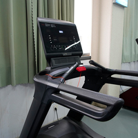 Caminadora Eléctrica Motorizada Comercial con Pantalla LED, Prueba de Frecuencia Cardíaca, Máquina para Correr de Alta Calidad para Gimnasio Profesional