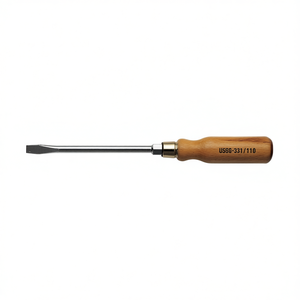 Screwdriver 331mm Flat Tip Wood Handle <b>Precision</b> <b>Tool</b> For General Repair - Product Image 2