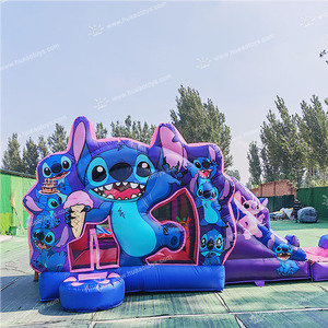 Castillo Inflable Comercial Lilo S Titch con Tobogán, Certificado CE, Ecológico, con Protección UV, 5x4.2x4.5m, Incluye Soplador - Product Image 5
