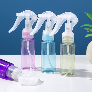 Facial <b>Mist</b> Sprayer 100Ml Transparent Purple Blue Pink Green Manual Spray <b>Bottle</b> For Toner Lotion Travel Use - Product Image 2