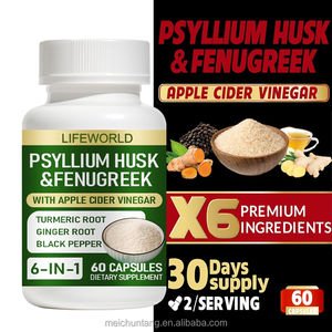 Complément Alimentaire OEM : Gélules de Psyllium et de Fenugrec avec Vinaigre de Cidre de Pomme – Soutien Quotidien en Fibres et Digestion - Product Image 3