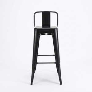 Ensemble <span class=keywords><strong>de</strong></span> <span class=keywords><strong>4</strong></span> tabourets <span class=keywords><strong>de</strong></span> <span class=keywords><strong>bar</strong></span> en fer bon marché, modernes, pour cuisine commerciale, coin petit-déjeuner, café, meubles d'intérieur et d'extérieur - Product Image 5