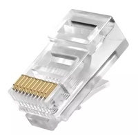 UTP Cat5e Ethernet RJ45 8P8C Connecteur Lan Câble 1U 3U 50U Réseau RJ45 Plug
