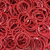 Anneaux de reliure métalliques colorés en acier pour albums, scrapbooks, porte-clés, clips de reliure, calendriers de bureau circulaires pour le bureau