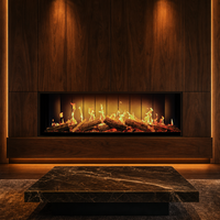 Insert de Cheminée Électrique Valse avec Télécommande et Contrôle par Application, Flammes LED Réglables, 2000W, Classe A+ Écoénergétique, Usage Domestique