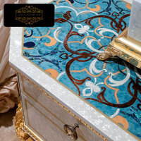 Französisches Prinzessinnen-Luxus-Doppelbett aus Massivholz mit geschnitzter Verzierung, Zinkenverbindung, hochwertiges, elegantes Hochzeitsbett