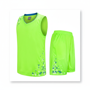 Ensemble de maillots de basket-ball pour hommes, uniforme à séchage rapide, imprimé par sublimation, uniforme de basket-ball respirant pour adultes - Product Image 1