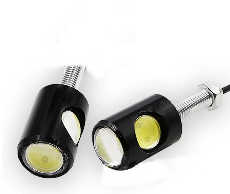 Lâmpadas de led perfeitas para 12v 6w, lâmpadas de reserva de backup em duas cores branca amarela e vermelha