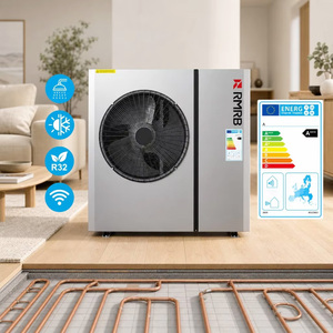 Pompe à chaleur air-eau R290 avec compresseur EVI, classe énergétique A+++, haute efficacité, chauffage, refroidissement, chauffe-eau pour la maison - Product Image 6