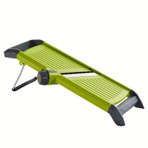 New Arrivals Kitchen Accessories Manual <b>Vegetable</b> Slicer Adjustable Cutter Stainless Steel Hand Wash Only with Container - Product Image 5