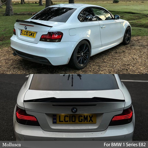 Aileron arrière style M4 en fibre de carbone pour BMW Série 1 E82 Coupé Berline 2007-2013 - Product Image 6