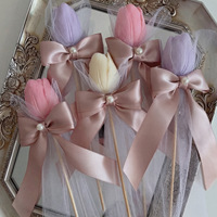 Kreative Elegante Handgefertigte Blumenförmige Sojawachs-Votivkerze Hochzeitsgeschenke Muttertag Erntedankfest Geschenk