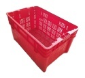 Stackable Plastic Turnover Box With Lids Industrial Plastic Crates