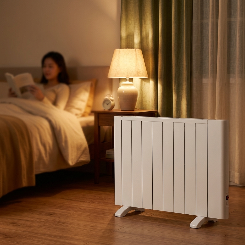 1200W Wall-Mounted & Portable Convection Heater with Smart Thermostat, 7-Day Timer, Energy-Saving Mode