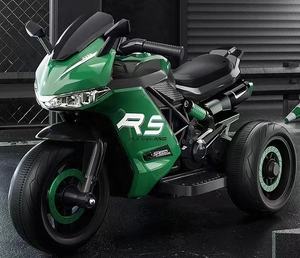 Motocicleta eléctrica todoterreno recargable de tres ruedas extragrande para niños y niñas, para que los bebés se diviertan y conduzcan. - Product Image 1