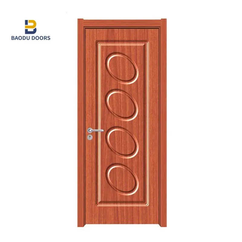 Saudi Arabia Pvc Interior Wooden Door Pvc Bathroom Door Design