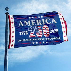 Bandera del 250 Aniversario de la <span class=keywords><strong>Independencia</strong></span> de Estados Unidos, 3x5 pies, 1776-2026, Bandera de Poliéster para Exteriores de Doble Cara para el 4 de Julio, Patriótica - Product Image 1