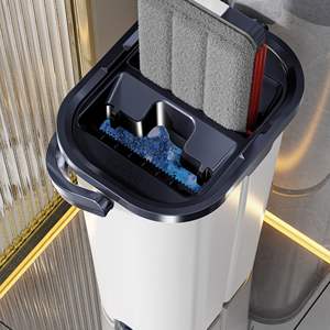 Vente en gros au détail Vente en gros en Chine Ensemble de vadrouille à rotation plate pour le nettoyage des sols avec poignée <span class=keywords><strong>Acheter</strong></span> en gros Vadrouilles - Product Image 1