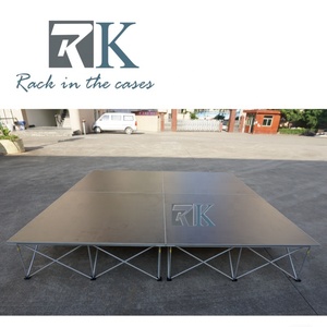 Scène mobile légère, plateforme de scène pliable en alliage d'aluminium pour événements en plein air - Product Image 3