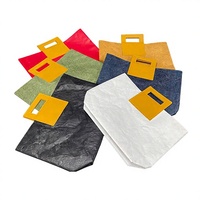 Sac fourre-tout pliable en Tyvek couleur unie, imperméable et ultra-léger, personnalisable, en papier DuPont, pour l'extérieur, vente en gros