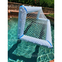 Meilleure vente | Terrain de jeu de football gonflable Interaction Sports Court Water Polo Football But pour parc aquatique