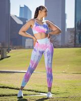 Usine de vêtements de yoga durables personnalisés Fournisseur de vêtements de yoga pour femmes 2023 Leggings de vêtements de sport de fitness pour femmes Vêtements de sport taille haute