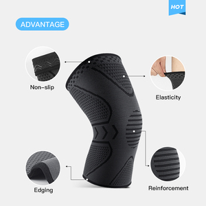 Rodillera protectora <span class=keywords><strong>para</strong></span> el dolor de rodilla, almohadillas de soporte <span class=keywords><strong>para</strong></span> rótula, entrenamiento de baloncesto, alivio del dolor articular, meniscus tear - Product Image 4