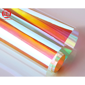 1.37x50m Pet cầu vồng đầy màu sắc tự dính cửa sổ phim cho thủy tinh trang trí nội thất - Product Image 4