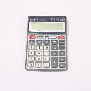 Taksun Ts8838Ta – Calculatrice financière de bureau à détection vocale de devises avec adaptateur de batterie pour usage professionnel - Product Image 1