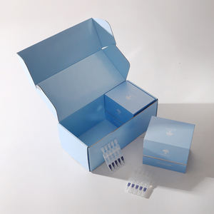 Caja de Envío para Suero para el Cuidado de la Piel, Opción de Cartón Corrugado Tipo E, Caja Plegable con Caja Interior Rígida para Regalo - Product Image 1
