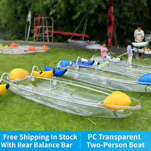 Planche à pagaie <span class=keywords><strong>gonflable</strong></span> neuve à <span class=keywords><strong>prix</strong></span> <span class=keywords><strong>d</strong></span>'usine avec pédales, kayak transparent pour la pêche en rivière et les excursions de loisirs - Product Image 6