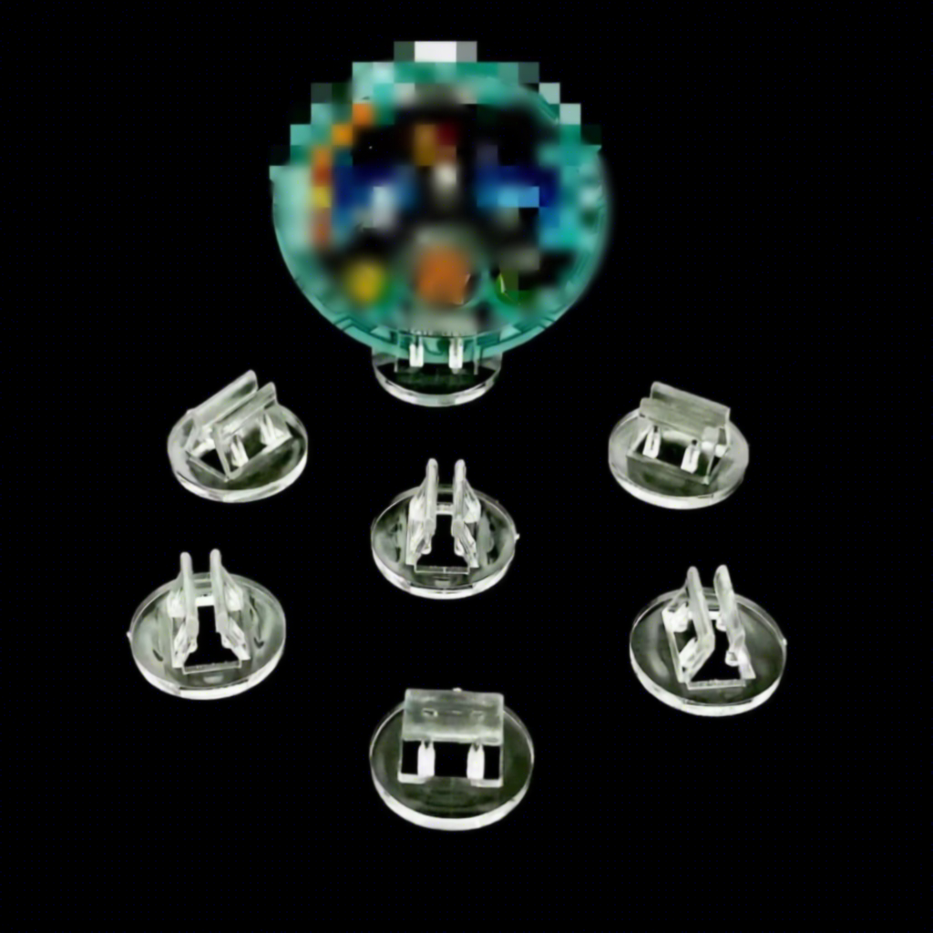 Transparent Diamètre 20 mm Épaisseur de la carte 2 mm