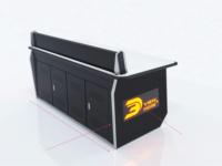 Console de contrôle au design moderne pour poste de travail de bureau, idéale pour supermarchés, hôtels, salles de sécurité et centres de commandement
