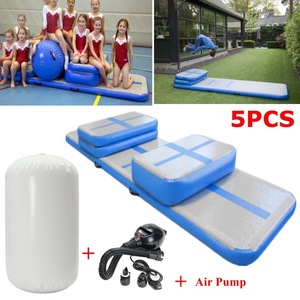Uso Durable varios casa Edición de gimnasia formación alfombras de piso Kit de formación de aire inflada pista para gimnasia ejercicio - Product Image 6
