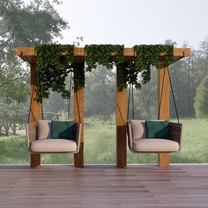Precio directo de fábrica Muebles de jardín PE Ratán Balcón Columpio Silla <span class=keywords><strong>colgante</strong></span> al aire libre y sofá - Product Image 1