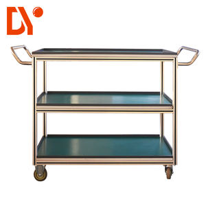 औद्योगिक प्लास्टिक लेपित दुबली पाइप ट्यूब सामग्री हैंडलिंग ट्रॉली - Product Image 3