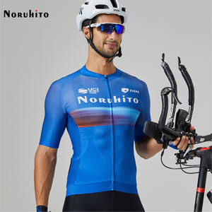 नीले रंग की अनुकूलित साइकिल जर्सी पुरुषों के लिए छोटी आस्तीन पेशेवर तंग सड़क साइकिल साइकिल साइकिल चलाना शॉर्ट्स - Product Image 5