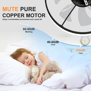 23.6'' Modern Flush Mount <b>Fan</b> Lamp, 6 <b>Fan</b> Speeds, Dimmable Brightness, 3000K-6500K Color Temperature for bedroom living room - Product Image 6