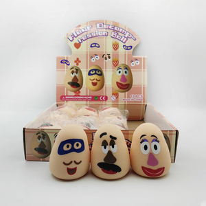 Nouveau produit TPR Cute Expression Mr. Jouet anti-stress à presser en forme de pomme de terre, à remontée lente, pour enfants et adultes - Product Image 1