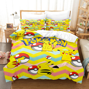 High Quality Custom Printing Cartoon Quilt Duvet Cover Bed Sheets <b>Pillow</b> Case 3pcs 4pcs Kids Toddlers Boys Bedding Sets - Product Image 3