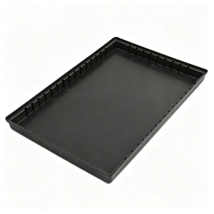 Bandejas de Plástico <span class=keywords><strong>Berserk</strong></span> para Piezas 4'x4, Conductoras de Calor, para Hidroponía, Contenedores Redondos, Bandeja de Embalaje ESD - Product Image 2