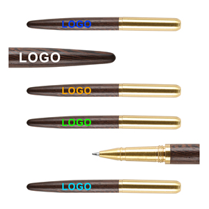Stylo à encre gel en bois artisanal personnalisé, éco-responsable, de haute qualité, avec logo imprimé au laser, vente en gros pour cadeaux d'affaires - Product Image 2