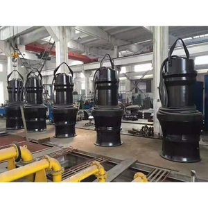 Pompe centrifuge submersible électrique anti-colmatage pour eaux usées, à flux axial mixte pour boues - Product Image 1