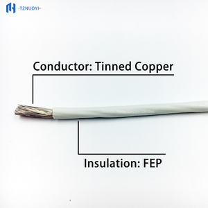 Fio de FEP PFA PTFE Revestido de Estanho/Prata F46 F200, Fio de Alta Resistência a Temperaturas 0.2-25 MM², Cabo Elétrico FF46-1 FF46-2 - Product Image 3