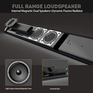 Soundbar Voor Tv, Soundbar Met Bt, Automatische Volumeboost, 3 Equalizer-Modi, 2 In 1 Afneembare Soundbar Voor Tv/Pc/Gaming/Projectoren - Product Image 2