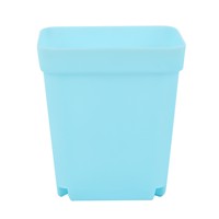Mini pot carré épaissi coloré pour petites fleurs, pot à succulentes, pot en plastique, pot à semis – Vente en gros fabricant