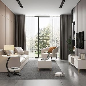 Mini coffee <b>table</b>, living room <b>sofa</b> side <b>table</b>, simple and creative floor decoration, multi-functional minimalist double-layer - Product Image 3
