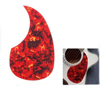 Personnalisé écaille de tortue café rouge vierge guitare acoustique Pickguard plaques à gratter matériel guitare électrique plectre