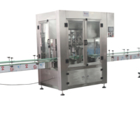 Machine de remplissage automatique de liquides à piston SUS304, volume réglable 50ml-500ml pour le conditionnement de savon liquide et de shampoing